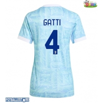 Juventus Federico Gatti #4 Bortedrakt Dame 2025-26 Kortermet